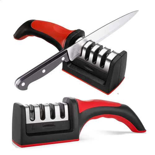 Afilador de cuchillo manual con mango