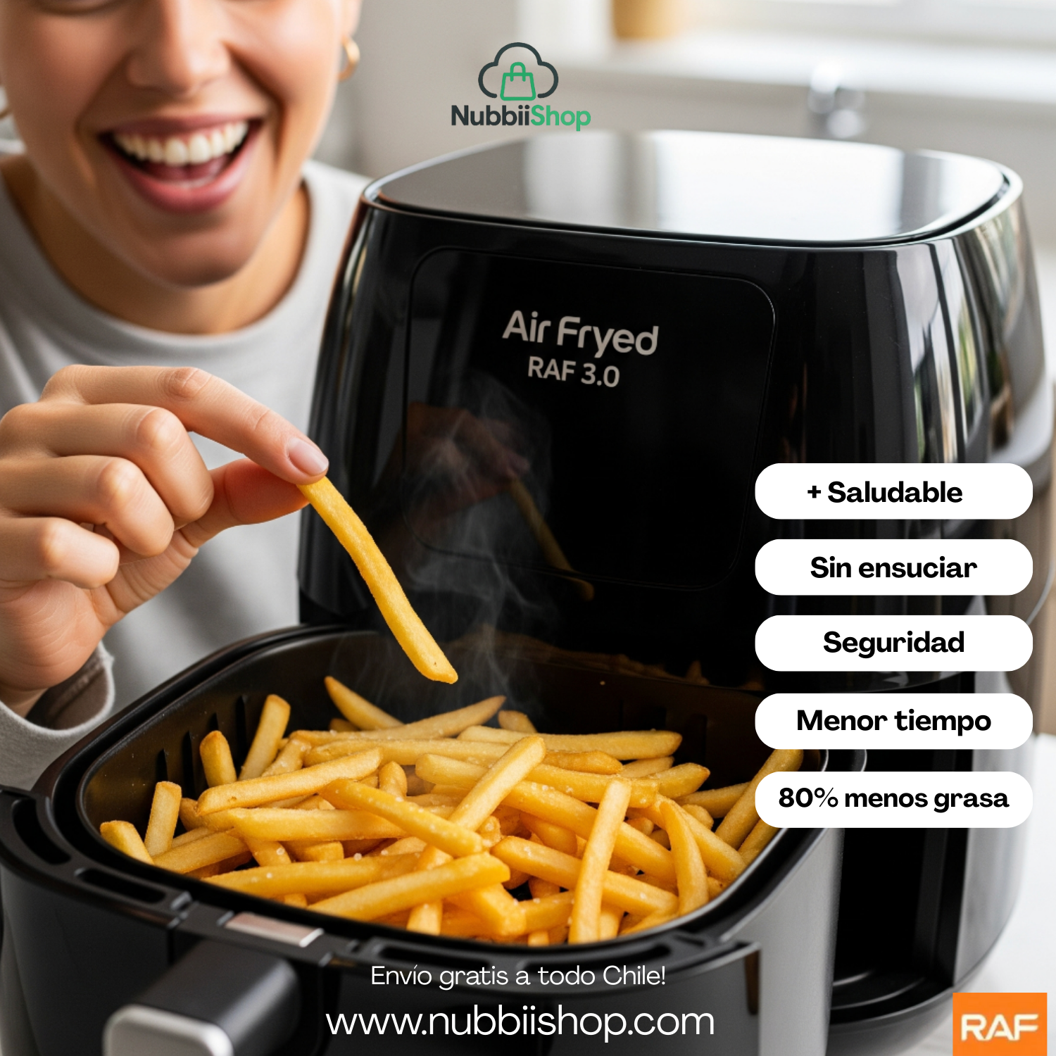 Air Fryer Raf 3.0 litros